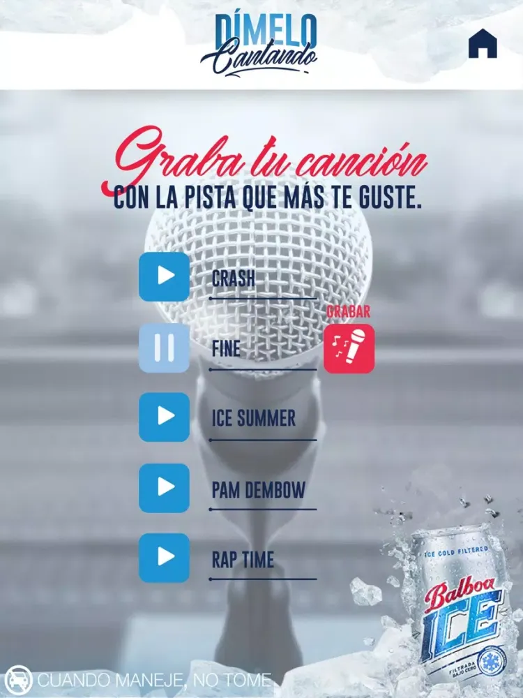 Capturas de tela do Dímelo Cantando iPad 