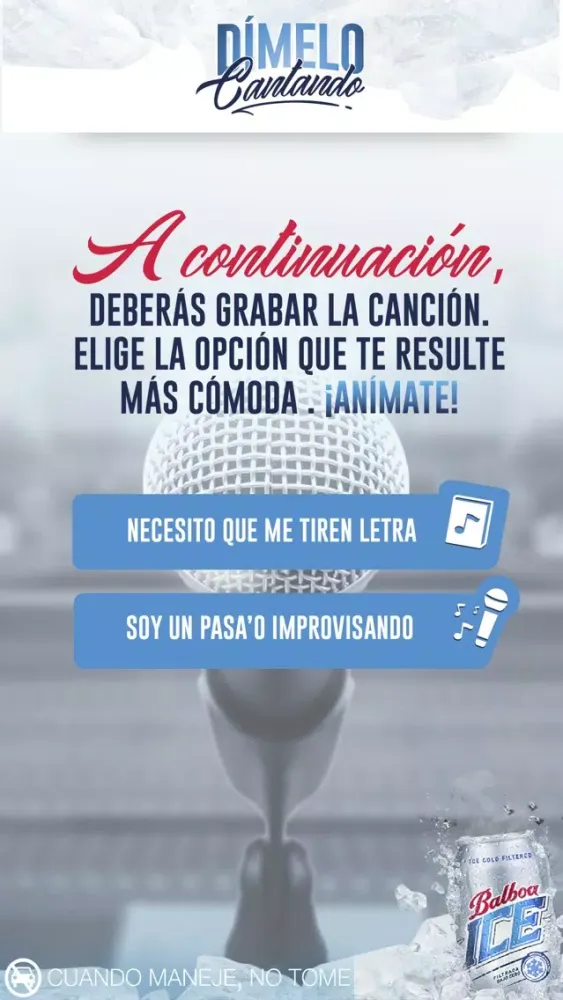 Capturas de tela do Dímelo Cantando