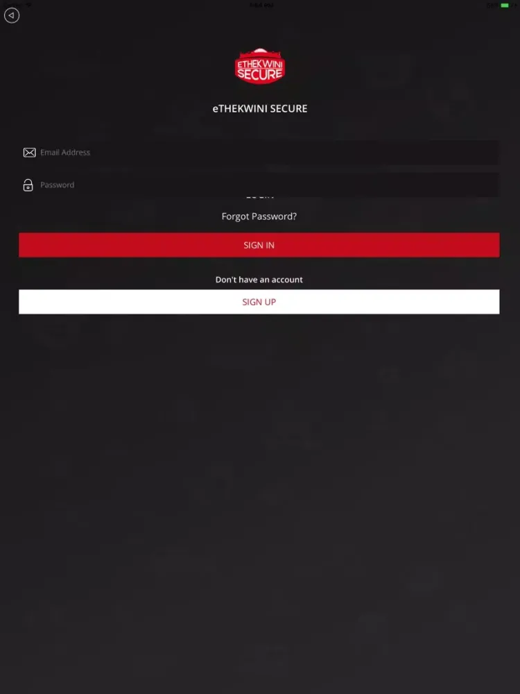 Screenshot di Ethekwini Secure iPad 