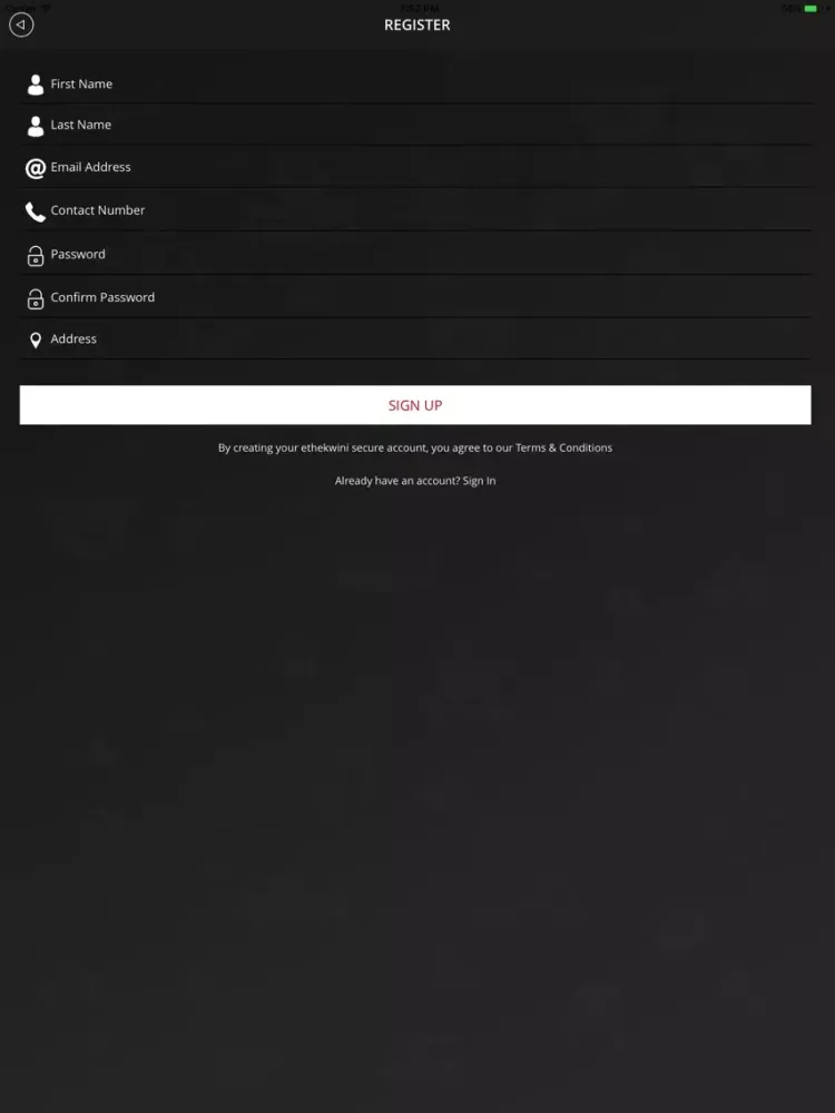 Screenshot di Ethekwini Secure iPad 