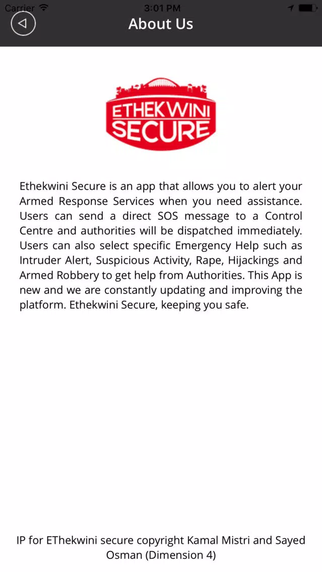 Ethekwini Secure स्क्रीनशॉट
