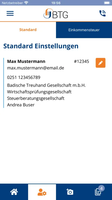 Tangkapan skrin Badische Treuhand Gesellschaft