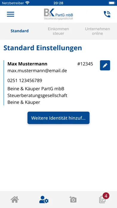 Zrzuty ekranu Beine & Käuper