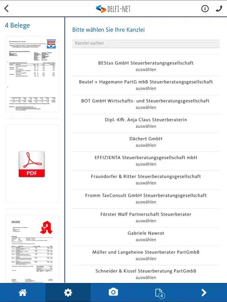 تصاویر delfi-net - Fix + Fibu iPad 