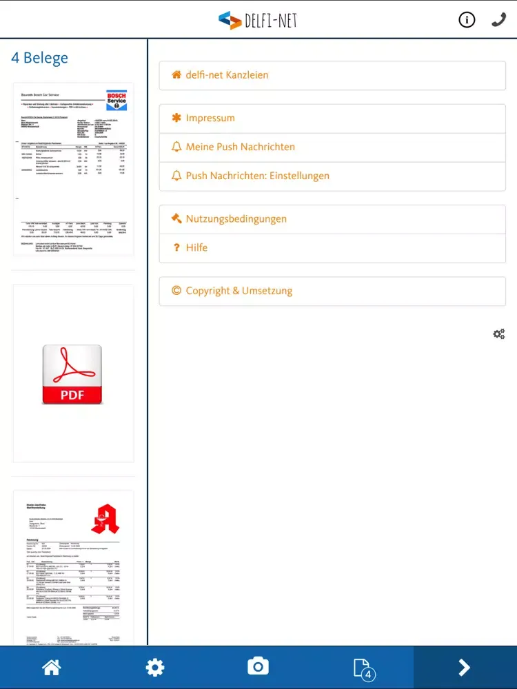 تصاویر delfi-net - Fix + Fibu iPad 