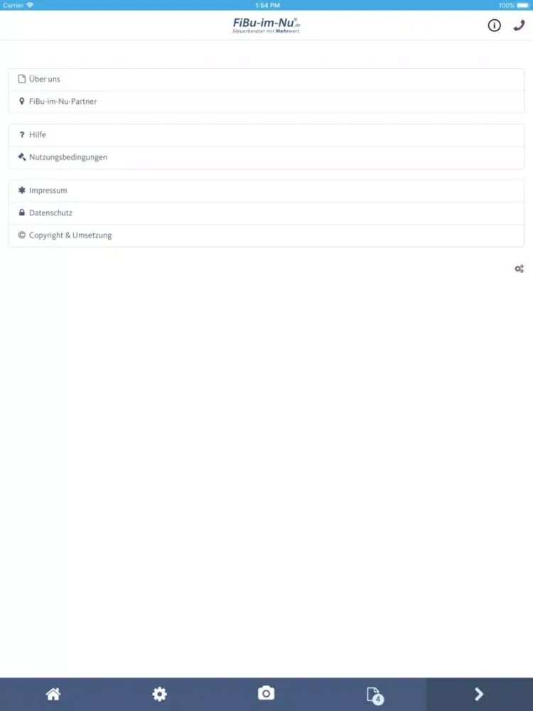 Скриншоты FiBu-im-Nu iPad 