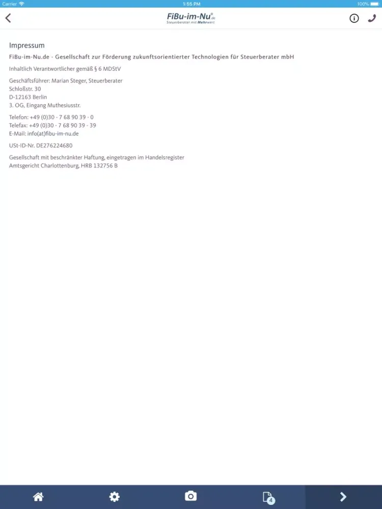 Скриншоты FiBu-im-Nu iPad 