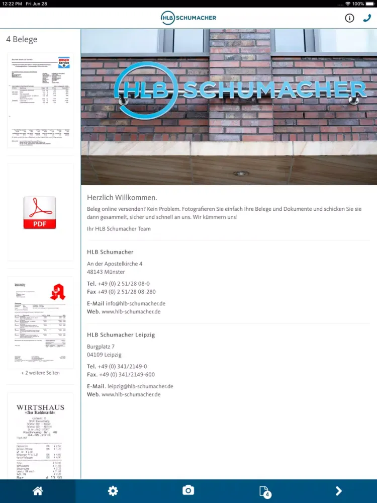 HLB Schumacher iPad  스크린샷