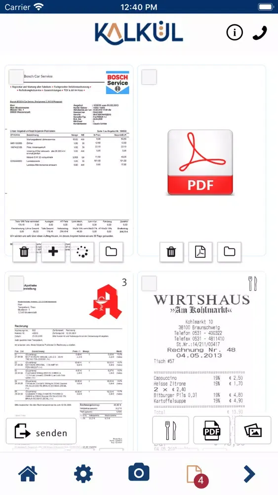 Screenshot di kalkül smart.scan