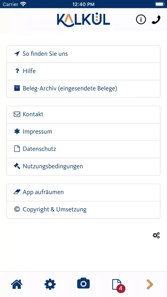 Screenshot di kalkül smart.scan