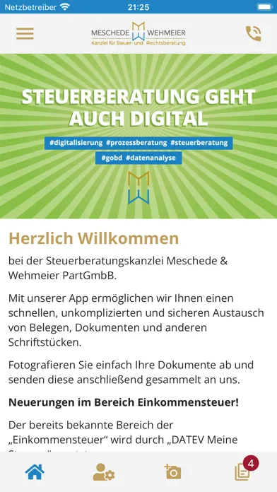 M & P Steuerberatung Ekran Görüntüleri