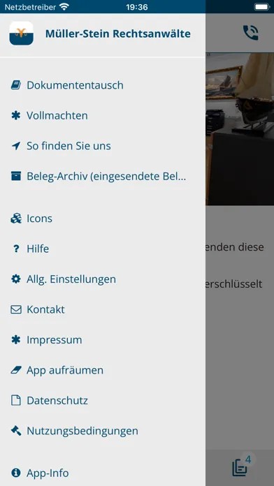 Müller-Stein Rechtsanwälte سکرین شاٹس