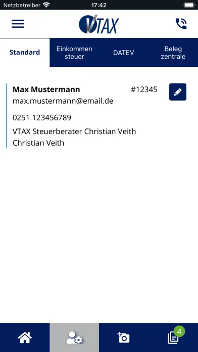 VTAX - Christian Veith StB スクリーンショット