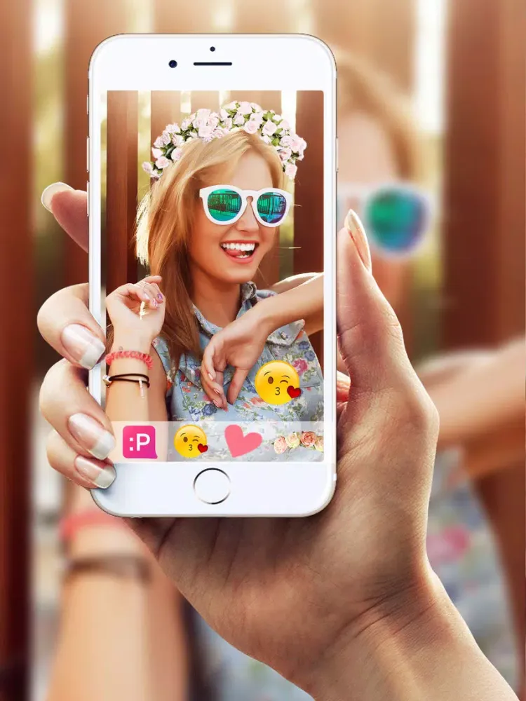 Captures d'écran de Fun Face app - edit photo filters & funny effects iPad 