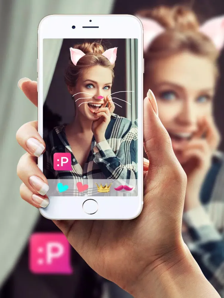 Captures d'écran de Fun Face app - edit photo filters & funny effects iPad 
