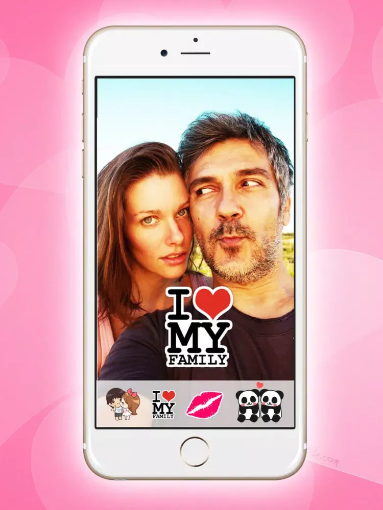 Capturas de tela do Love photo editor - face filters pic frames maker iPad 