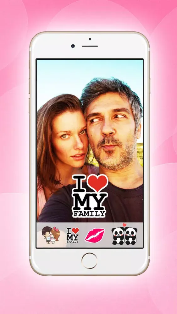 Capturas de tela do Love photo editor - face filters pic frames maker