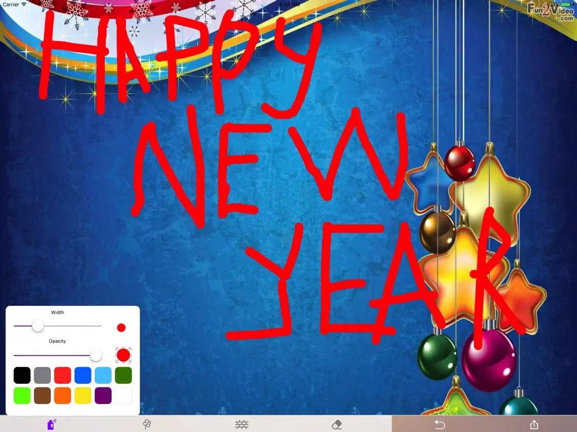 Graffiti - color switch, greeting cards & doodle iPad  Screenshots