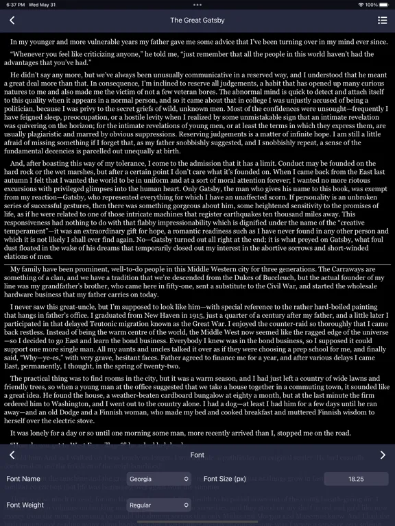Inkwell - Customizable Ebooks iPad  Screenshots