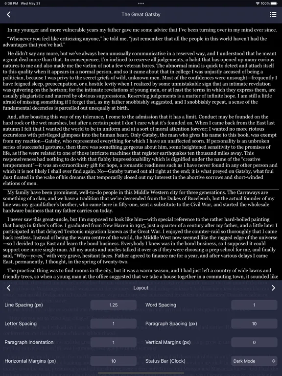 Inkwell - Customizable Ebooks iPad  Screenshots