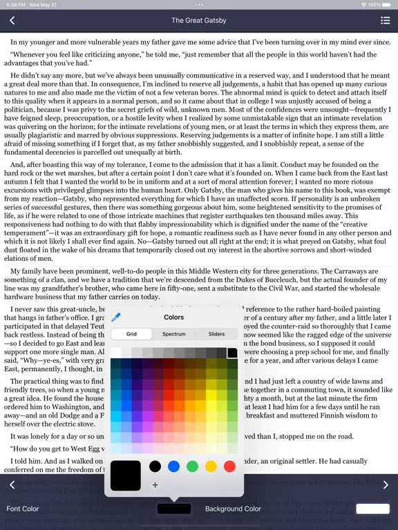 Inkwell - Customizable Ebooks iPad  Screenshots