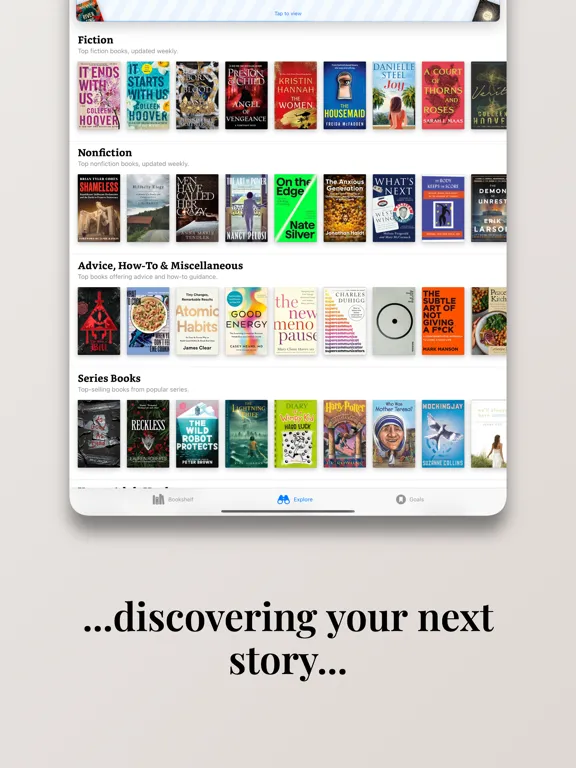 Скриншоты Reading Log: Book Tracker iPad 