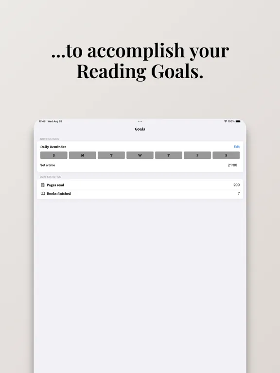 Скриншоты Reading Log: Book Tracker iPad 