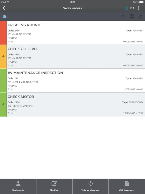 DIMO Maint App MX iPad  スクリーンショット