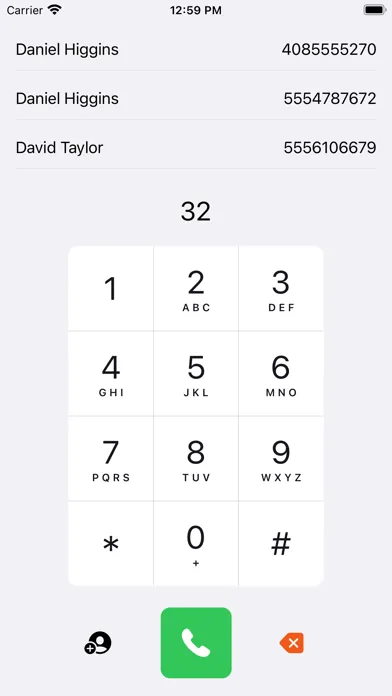 Tangkapan skrin Dialer T9