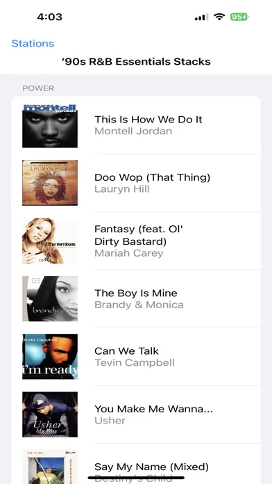 Top Tracks 스크린샷