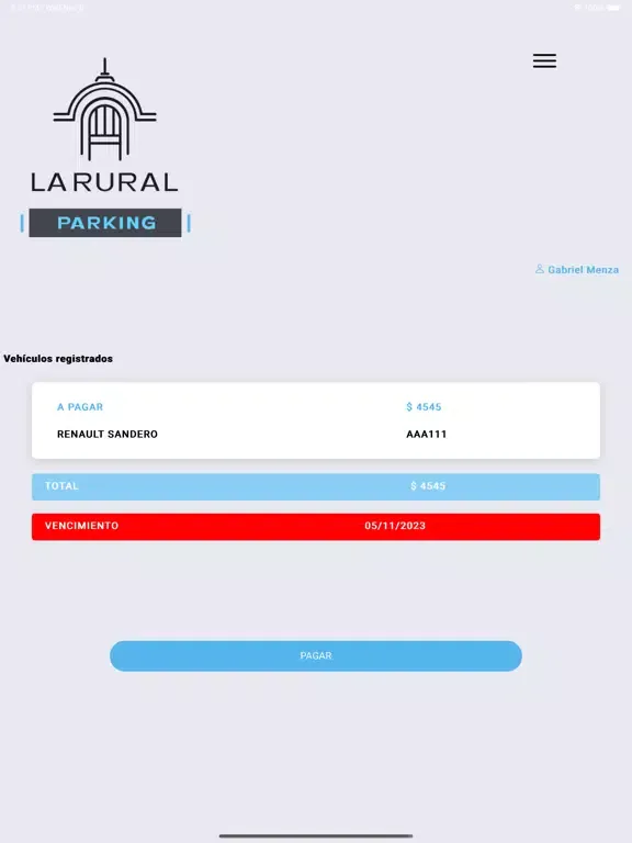 La Rural Parking iPad  سکرین شاٹس