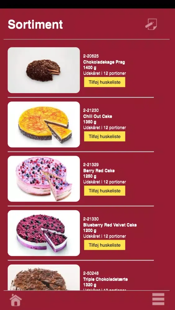 Capturas de tela do Dina Food