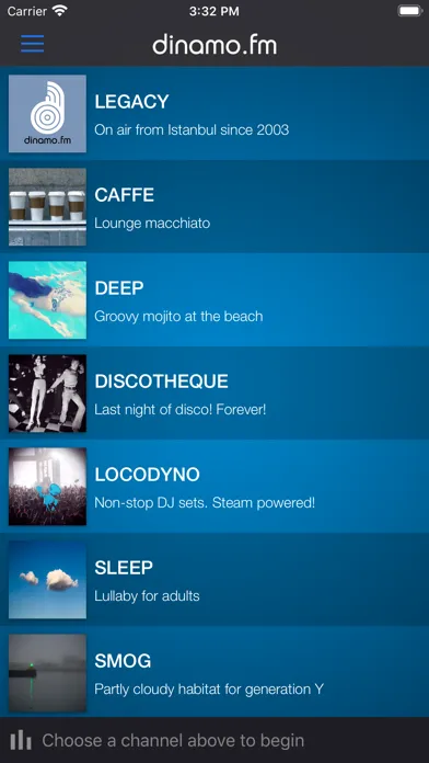 Ảnh chụp màn hình của dinamo.fm