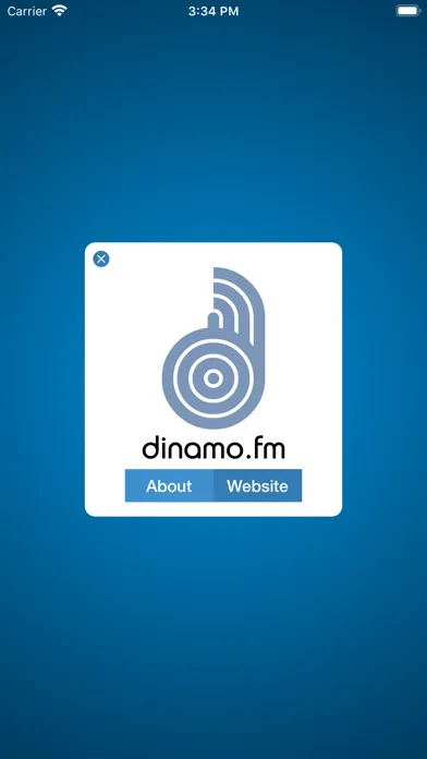 Ảnh chụp màn hình của dinamo.fm