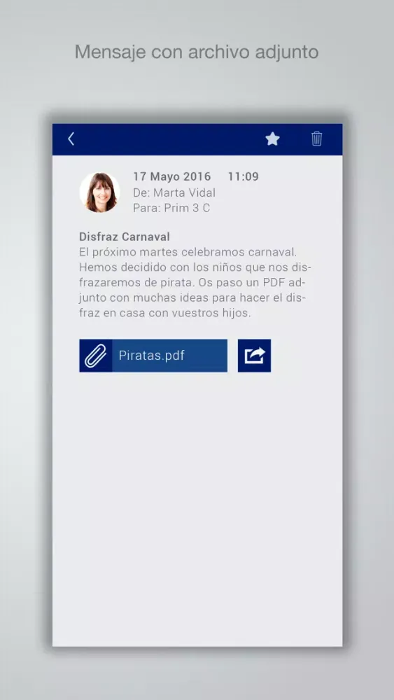Capturas de pantalla de MensaSEK Colegio Int. Levante