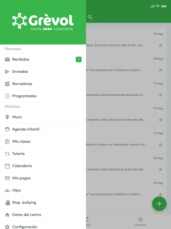 Escola Grèvol iPad  Screenshots