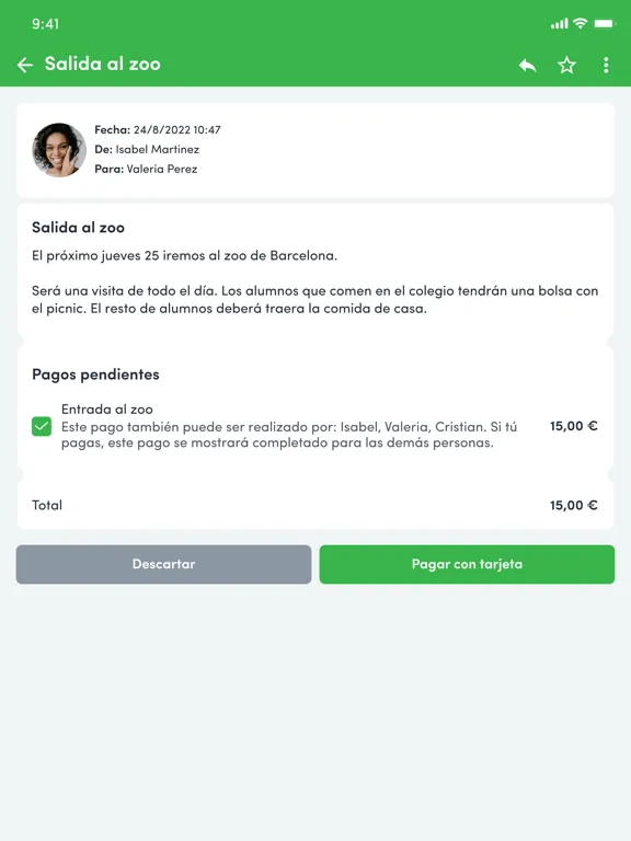 Escola Grèvol iPad  Screenshots