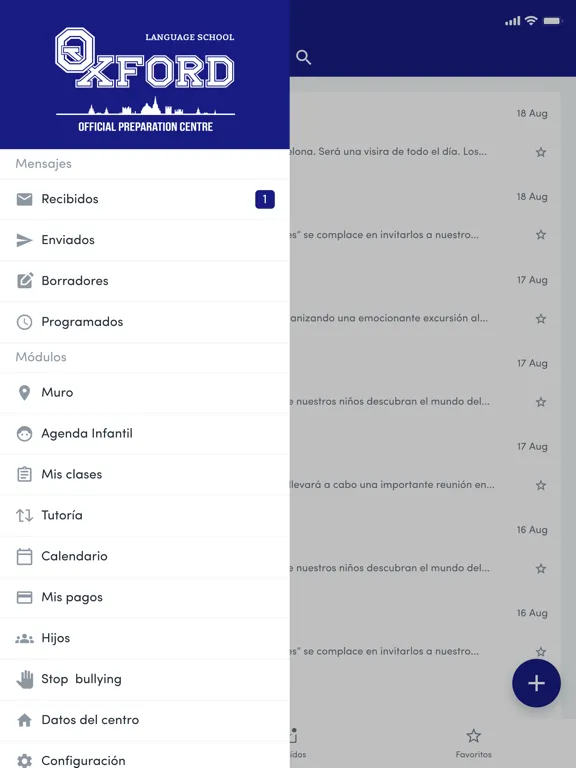 Oxford Language School iPad 应用截图