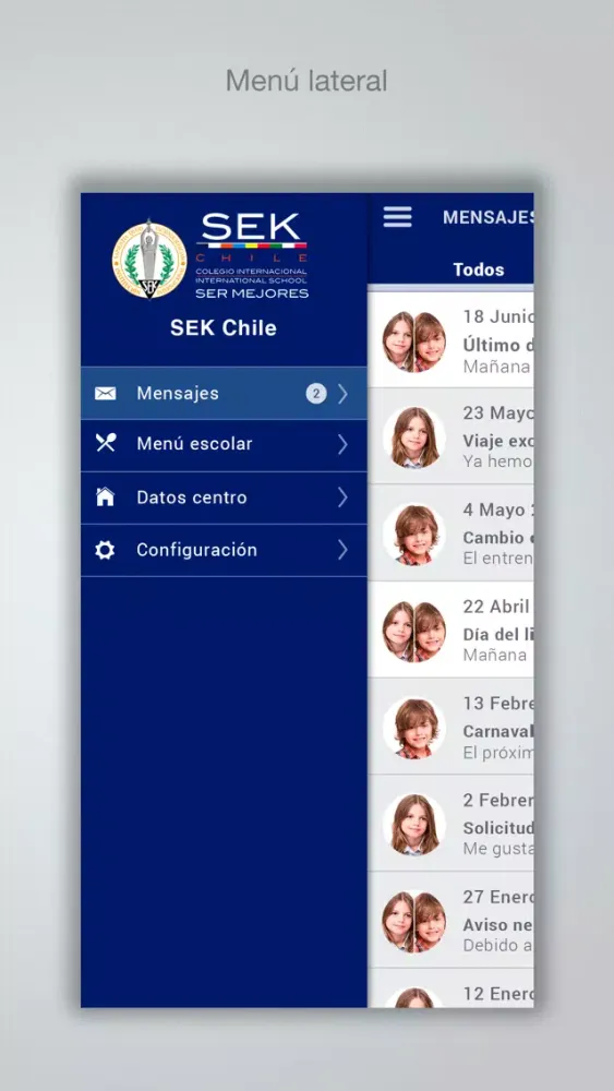 Tangkapan skrin MensaSEK Chile