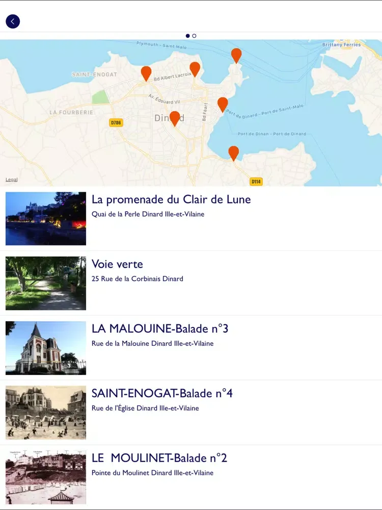 Dinard iPad 应用截图