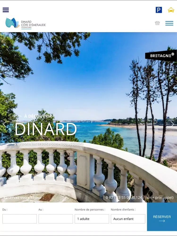 Dinard iPad 应用截图
