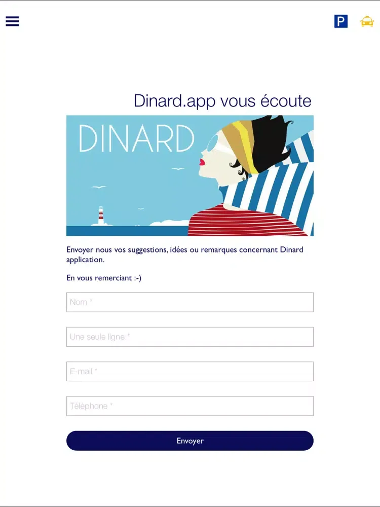 Dinard iPad 应用截图