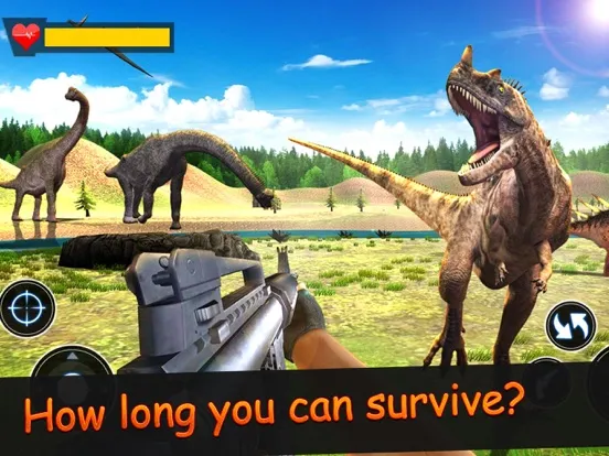 Dinosaur Hunt Jurrasic iPad  سکرین شاٹس