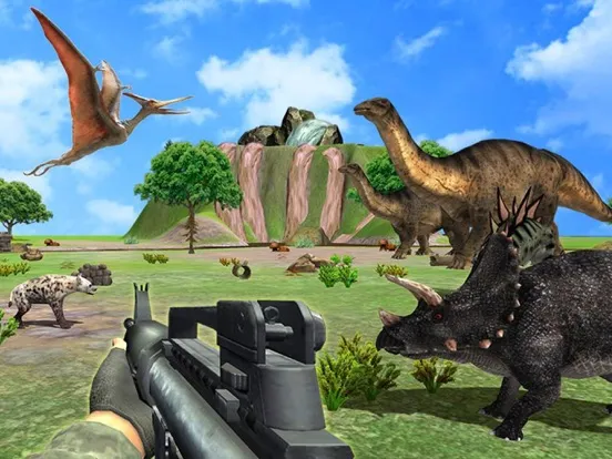 Dinosaur Hunt Jurrasic iPad  سکرین شاٹس