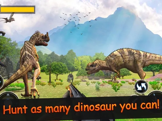 Dinosaur Hunt Jurrasic iPad  سکرین شاٹس