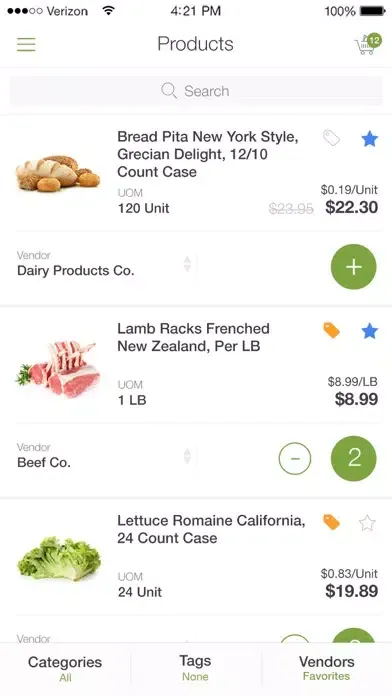 Dine Market Ekran Görüntüleri