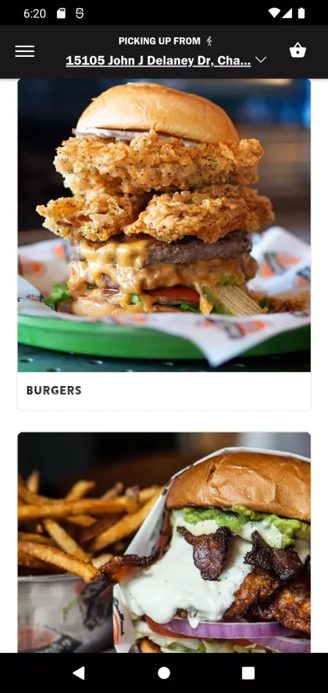Tangkapan layar Bad Daddy's Burger Bar