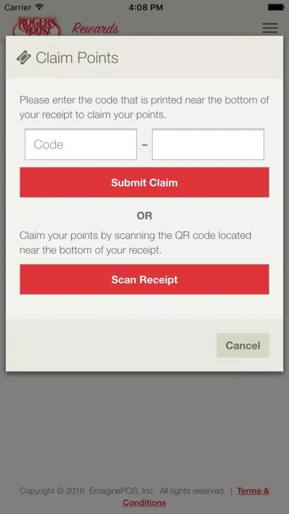 Zrzuty ekranu Roger's Roost Rewards