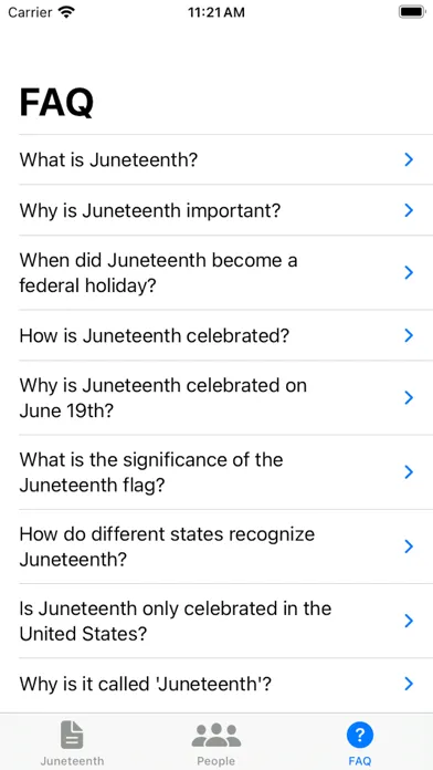 ภาพหน้าจอของ Juneteenth Day