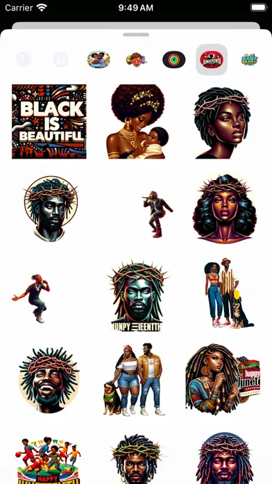 Juneteenth Concert Stickers स्क्रीनशॉट